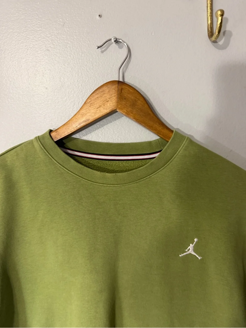 Jordan Olive Green Crewneck Sweatshirt
